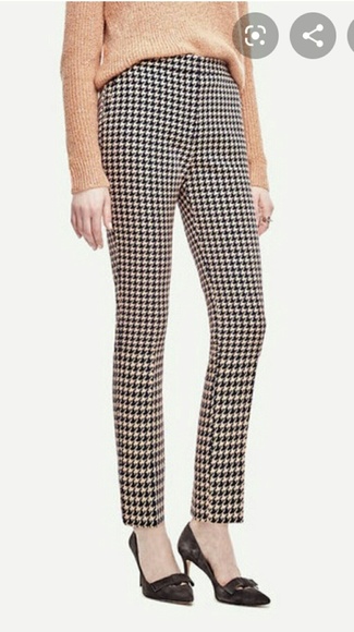Ann Taylor Pants - ANN TAYLOR HOUNDSTOOTH PANTS